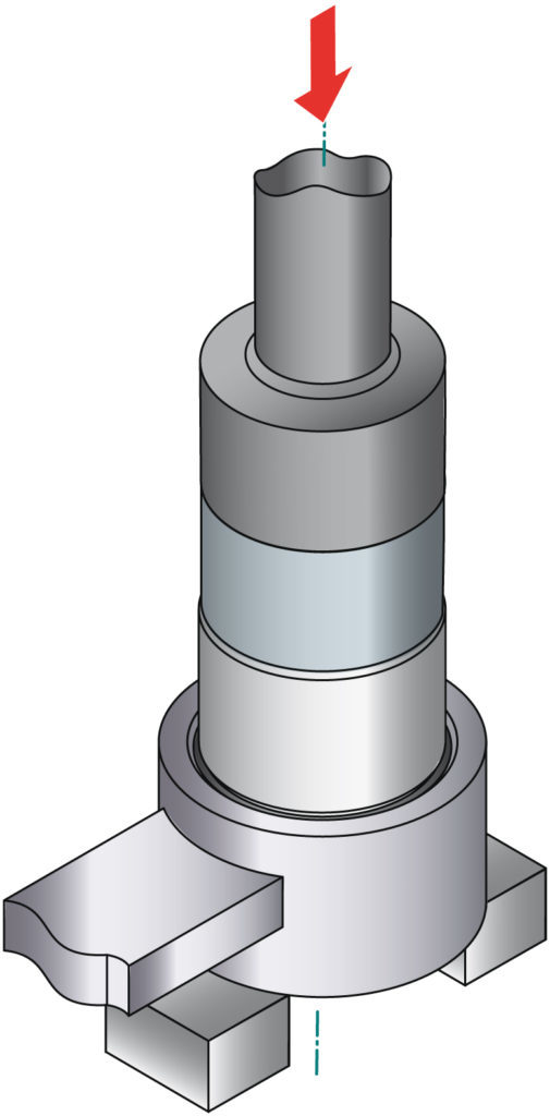 obraz montaż tulei metal-guma-metal 3