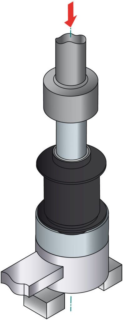 obraz montaż tulei metalowo gumowej 3