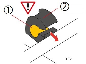 Wymiana gumy stabilizatora -montaż krok 2