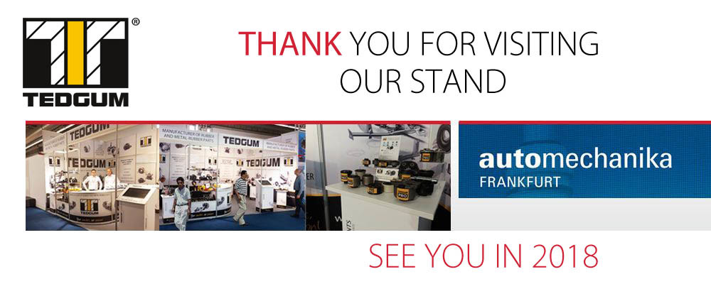 Automechanika Frankfurt 2016 thanks for visiting TEDGUM booth