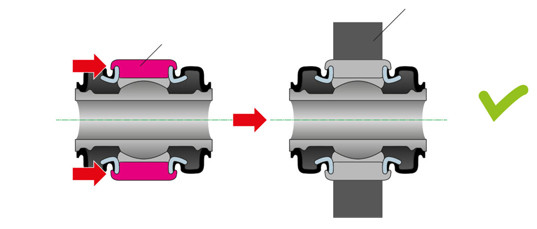 Floating bushing replacement