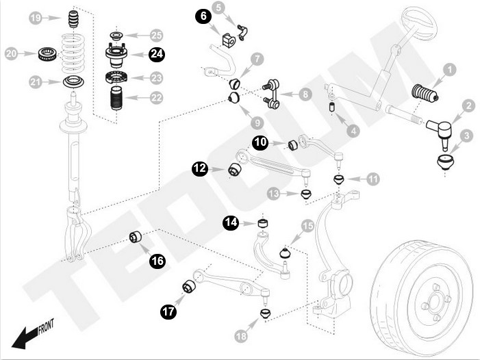 lancia thesis front suspension